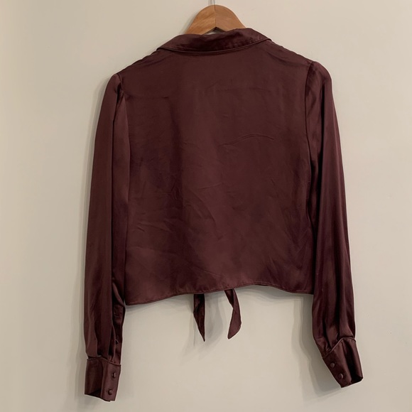 Aritzia | Wilfred Tie-Front Blouse - Picture 5 of 5
